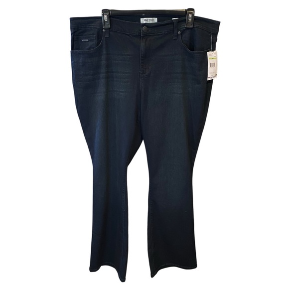 Nine West Denim - Nine West Gramercy Mini Boot Dark Wash Jeans Womens Plus Size 18W NWT